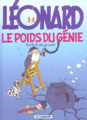couverture, jaquette Léonard 14  - Le poids du génieRéédition 2003 (le lombard) BD