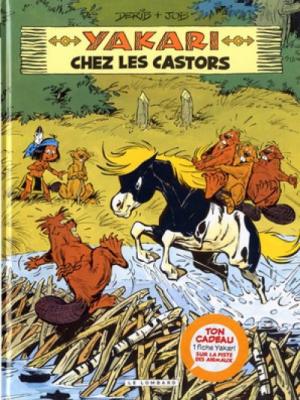 couverture, jaquette Yakari 3  - Yakari chez les castorsAvec fiche animal (le lombard) BD