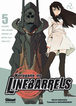 couverture, jaquette Kurogane no Linebarrels 5  (Glénat Manga) Manga