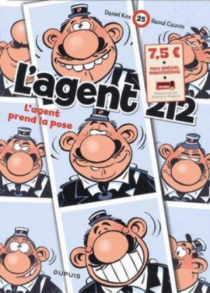 couverture, jaquette L'agent 212 25  - L'agent prend la pose - prix spécial Spirou 75 ansSpéciale (dupuis) BD