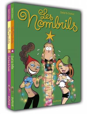 couverture, jaquette Les nombrils 2  - Tome 3 et tome 4Fourreau (dupuis) BD
