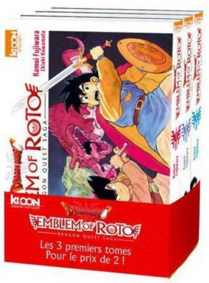 couverture, jaquette Dragon Quest - Emblem of Roto   - Tomes 1 à 3Pack découverte (Ki-oon) Manga