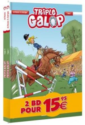 couverture, jaquette ###NON CLASSE### 1 - Triple galop - pack découverte tomes 1 + 4 (# a renseigner) Inconnu