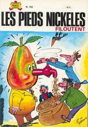 couverture, jaquette ###NON CLASSE### 102  - Les Pieds Nickelés (3e série) (1946-1988) tome 102 - Les Pieds Nickelés filoutent (# a renseigner) Inconnu