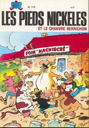couverture, jaquette ###NON CLASSE### 112  - Les Pieds Nickelés (3e série) (1946-1988) tome 112 - Les Pieds Nickelés et le chanvre berrichon (# a renseigner) Inconnu