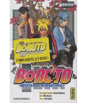 couverture, jaquette Boruto 1 - Tomes 1 à 3Pack 2+1 (kana) Manga