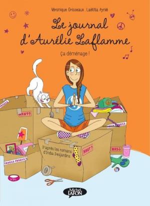 couverture, jaquette Le journal d'Aurélie Laflamme 3  - Ça déménage !Réédition (michel lafon) BD