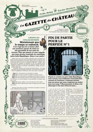 couverture, jaquette Le château des animaux 7 Edition journal (casterman bd) BD