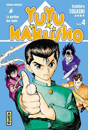 couverture, jaquette YuYu Hakusho 4 Réédition (kana) Manga