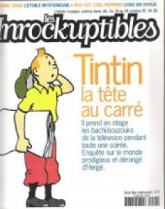 Les inrockuptibles -Tintin la tête au carré 0