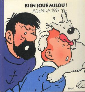 Tintin - Agenda 0 - Bien joué Milou 1993