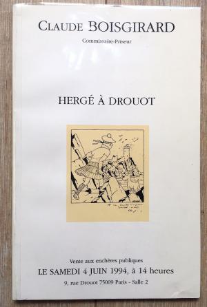 Hergé à drouot édition simple