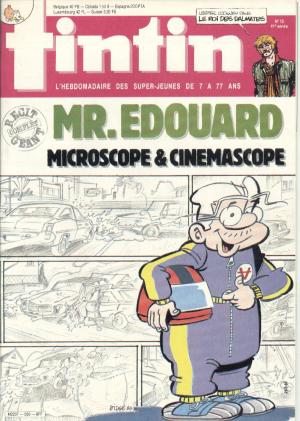Tintin : Journal Des Jeunes De 7 A 77 Ans 550 - Microscope et cinémascope