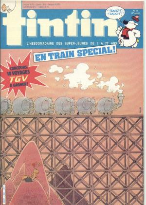 Tintin : Journal Des Jeunes De 7 A 77 Ans 555 - En train spécial