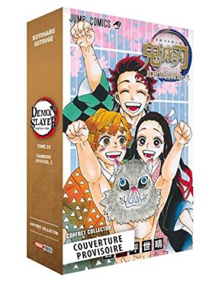 couverture, jaquette Demon slayer 2 coffret collector + fanbook (Panini manga) Manga