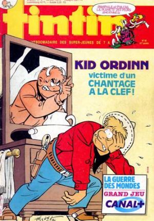 Tintin : Journal Des Jeunes De 7 A 77 Ans 577 - Kid Ordinn victime d'un chantage à la clef !