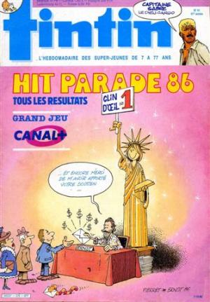 Tintin : Journal Des Jeunes De 7 A 77 Ans 578 - Hit parade 86