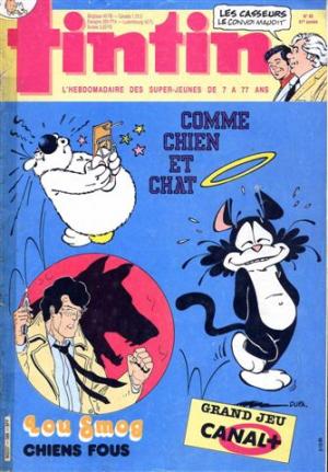 Tintin : Journal Des Jeunes De 7 A 77 Ans 586 - Comme chien et chat
