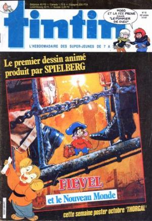 Tintin : Journal Des Jeunes De 7 A 77 Ans 599 - Fievel et le nouveau monde