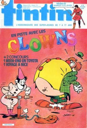 Tintin : Journal Des Jeunes De 7 A 77 Ans 608 - En piste avec les clowns