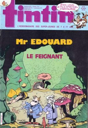 Tintin : Journal Des Jeunes De 7 A 77 Ans 611 - Le feignant
