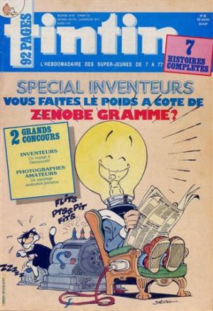 Tintin : Journal Des Jeunes De 7 A 77 Ans 615 - Vous faites le poids à coté de Zénobe gramme ?