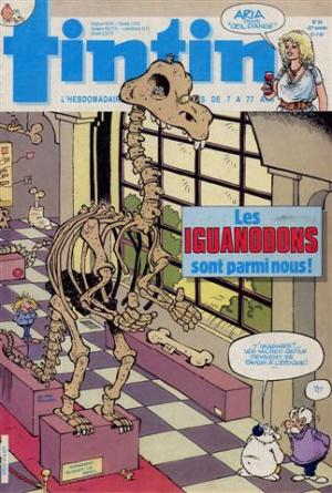 Tintin : Journal Des Jeunes De 7 A 77 Ans 619 - Les iguanodons sont parmis nous !
