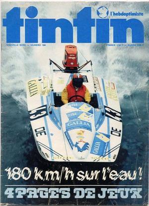 Tintin : Journal Des Jeunes De 7 A 77 Ans 100 - 180 km/h sur l'eau !