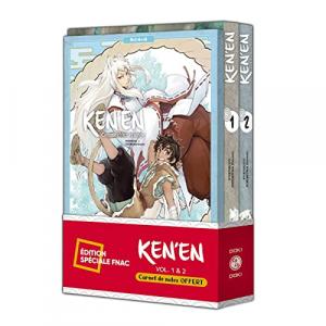 Ken'en - Comme chien et singe Pack 1 et 2 + carnet de notes 1 Manga