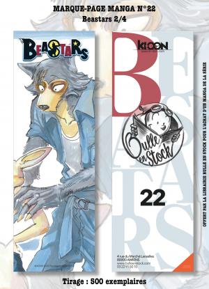 Marque-pages Manga Luxe Bulle en Stock 0 - Beastars 2