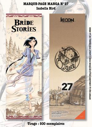 couverture, jaquette Marque-pages Manga Luxe Bulle en Stock 27  - Bride Stories 2 (Bulle en stock) Produit dérivé