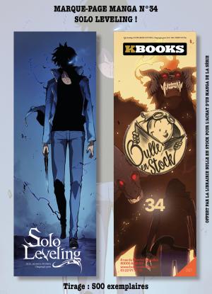 Marque-pages Manga Luxe Bulle en Stock 34 - Solo Leveling