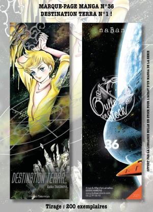 couverture, jaquette Marque-pages Manga Luxe Bulle en Stock 36  - Destination Terra 1 (Bulle en stock) Produit dérivé