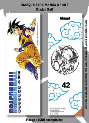 Marque-pages Manga Luxe Bulle en Stock 42 - Dragon ball