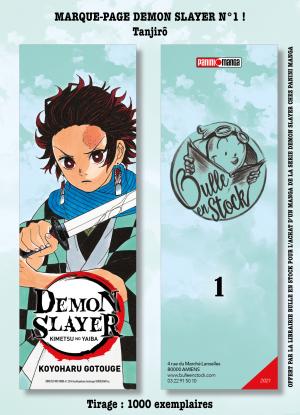 Marque-pages Manga Luxe Bulle en Stock édition Demon Slayer