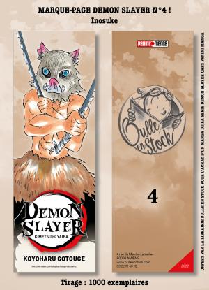 Marque-pages Manga Luxe Bulle en Stock 4 Demon Slayer