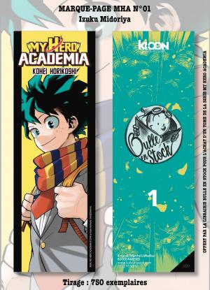 couverture, jaquette Marque-pages Manga Luxe Bulle en Stock 1  - 1200000000001My hero academia (Bulle en stock) Produit dérivé