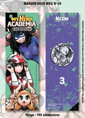 Marque-pages Manga Luxe Bulle en Stock 3 My hero academia