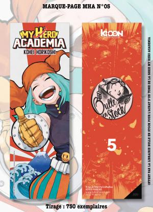couverture, jaquette Marque-pages Manga Luxe Bulle en Stock 5  - Emie Fukukado - Miss JokeMy hero academia (Bulle en stock) Produit dérivé
