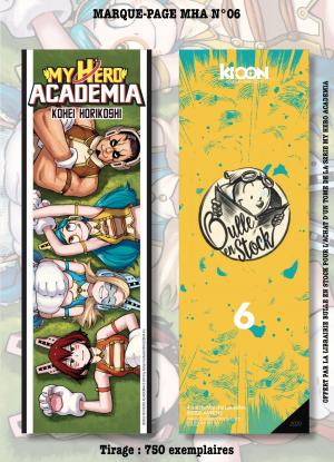 couverture, jaquette Marque-pages Manga Luxe Bulle en Stock 6  - LyzardyMy hero academia (Bulle en stock) Produit dérivé