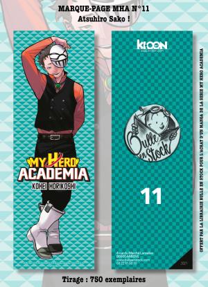 couverture, jaquette Marque-pages Manga Luxe Bulle en Stock 11  - Mister CompressMy hero academia (Bulle en stock) Produit dérivé