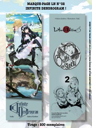 Marque-pages Manga Luxe Bulle en Stock 2 Light novel