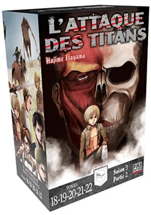 couverture, jaquette L'Attaque des Titans 5  - Saison 3 partie 2coffret (pika) Manga