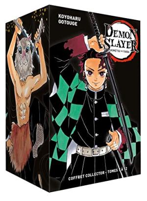 couverture, jaquette Demon slayer 2  - Tomes 7 à 12coffret collector 2022 (Panini manga) Manga