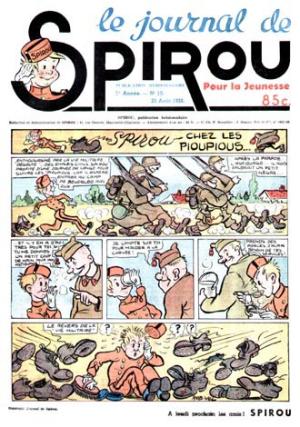 Spirou 19 - Spirou chez les pioupious