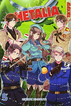 couverture, jaquette Axis Powers Hetalia 5  (Tokyopop allemagne) Manga