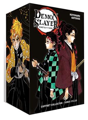 couverture, jaquette Demon slayer 4  - Tomes 19 à 23coffret collector 2022 (Panini manga) Manga