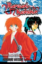 couverture, jaquette Kenshin le Vagabond 1 Américaine (Viz media) Manga