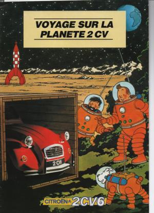 Les catalogues 2 CV Tintin 4 - Voyage sur la Planète 2CV 