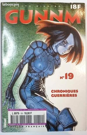 couverture, jaquette Gunnm 19 Revue mensuelle (glénat manga) Manga
